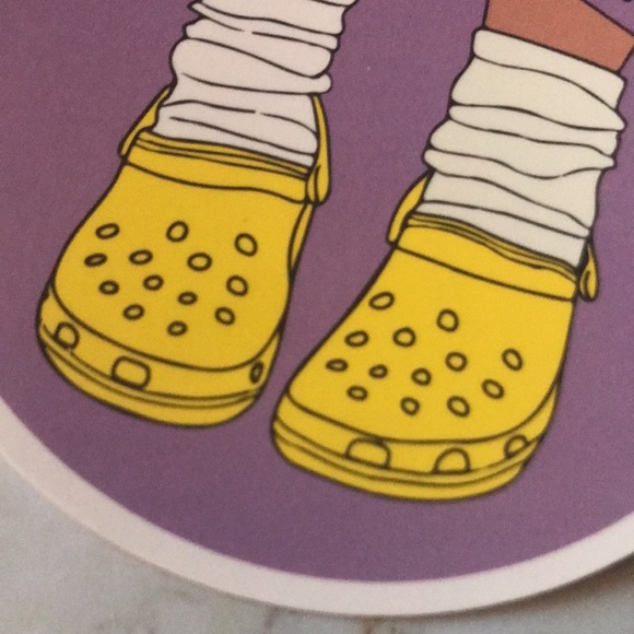 Crocs and Socks Sticker - Picture 4 of 7